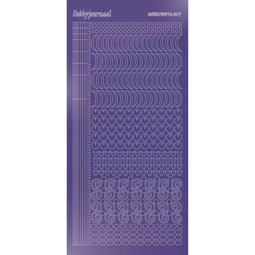 Hobbydots sticker – Mirror Purple