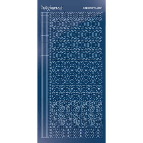 Hobbydots sticker – Mirror – Blue