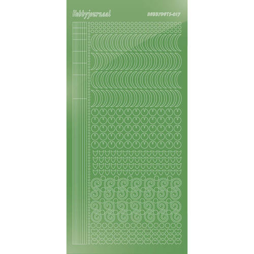 Hobbydots sticker – Mirror Lime