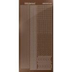 Hobbydots sticker - Mirror Brown
