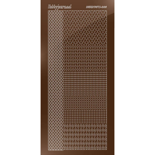 Hobbydots sticker – Mirror Brown