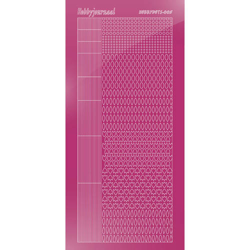 Hobbydots sticker – Mirror Pink