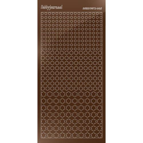 Hobbydots sticker – Mirror Brown