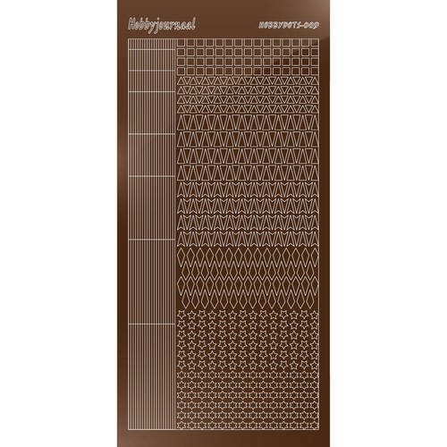 Hobbydots sticker – Mirror Brown