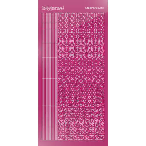 Hobbydots sticker – Mirror Pink