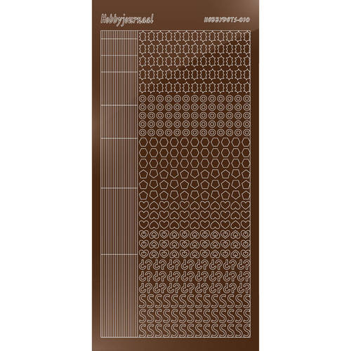 Hobbydots sticker – Mirror Brown