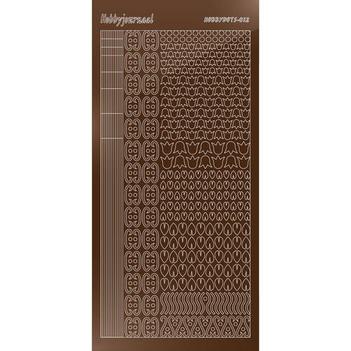 Hobbydots sticker – Mirror Brown