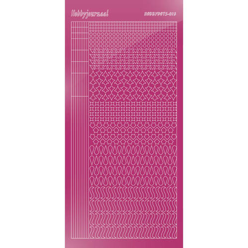 Hobbydots sticker – Mirror Pink