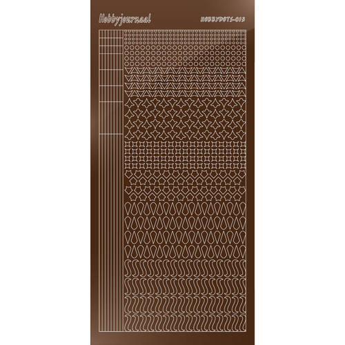 Hobbydots sticker – Mirror Brown