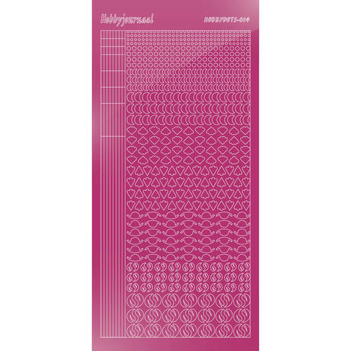 Hobbydots sticker – Mirror Pink