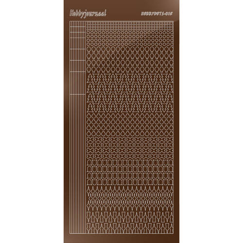 Hobbydots sticker – Mirror Brown