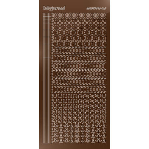 Hobbydots sticker – Mirror Brown