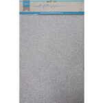 Marianne D Decoratie Soft Glitter papier 5vl - Zilver