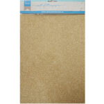 Marianne D Decoratie Soft Glitter papier 5vl - Goud