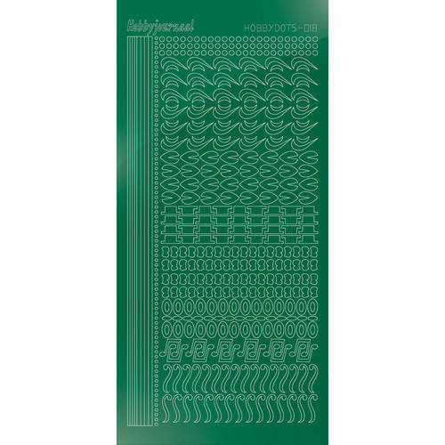 Hobbydots sticker – Mirror Green