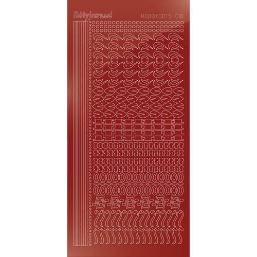 Hobbydots sticker – Mirror Red