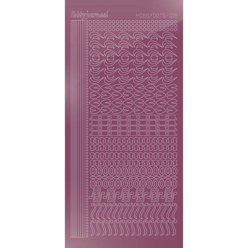 Hobbydots sticker – Mirror Violet