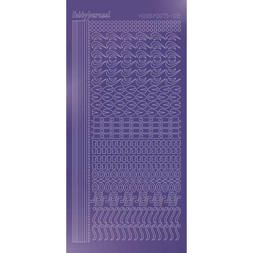 Hobbydots sticker – Mirror Purple