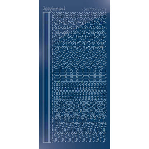 Hobbydots sticker – Mirror – Blue