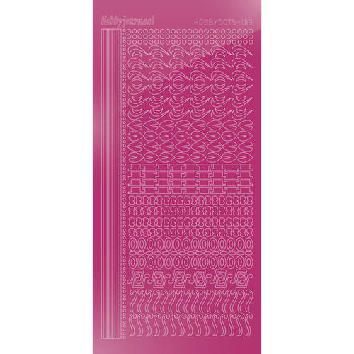 Hobbydots sticker – Mirror Pink