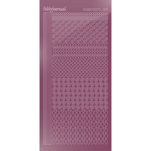 Hobbydots sticker – Mirror Violet