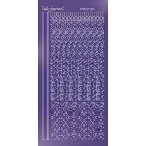 Hobbydots sticker – Mirror Purple