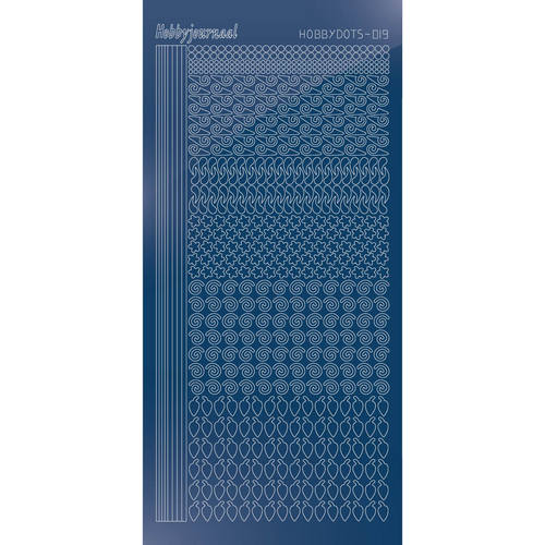 Hobbydots sticker – Mirror – Blue