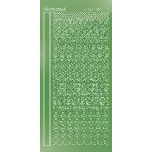 Hobbydots sticker – Mirror Lime