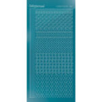 Hobbydots sticker - Mirror Turquoise