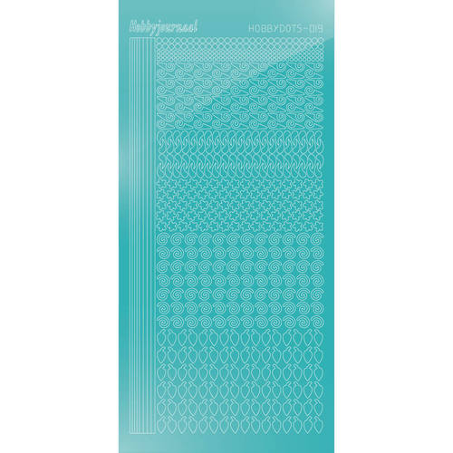 Hobbydots sticker – Mirror – Emerald