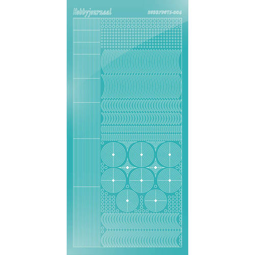 Hobbydots sticker – Mirror – Emerald