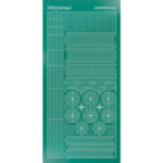 Hobbydots sticker - Mirror - Christmas Green