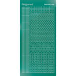 Hobbydots sticker - Mirror - Christmas Green