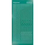 Hobbydots sticker - Mirror - Christmas Green