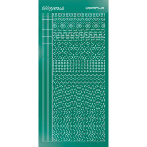 Hobbydots sticker – Mirror – Christmas Green