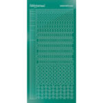 Hobbydots sticker - Mirror - Christmas Green