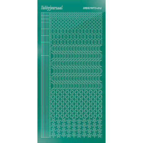 Hobbydots sticker – Mirror – Christmas Green