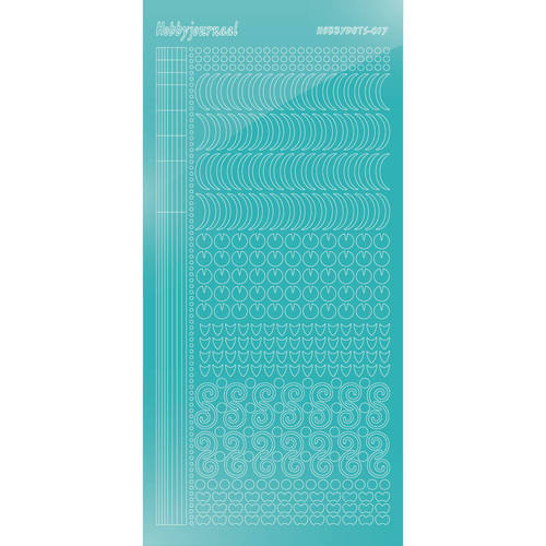 Hobbydots sticker – Mirror – Emerald