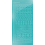 Hobbydots sticker - Mirror - Emerald