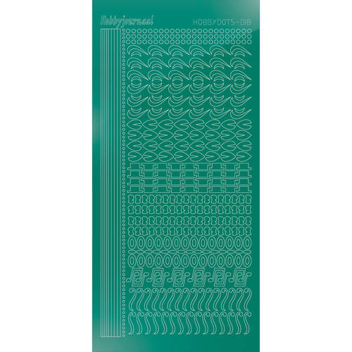 Hobbydots sticker – Mirror – Christmas Green