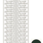 Hobbydots sticker - Mirror - Christmas Green