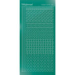 Hobbydots sticker - Mirror - Christmas Green