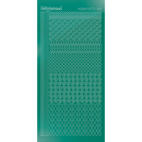 Hobbydots sticker – Mirror – Christmas Green