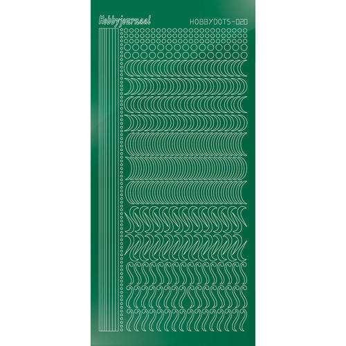 Hobbydots sticker – Mirror Green