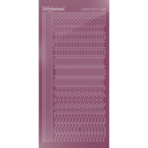 Hobbydots sticker – Mirror Violet