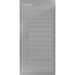 Hobbydots sticker - Mirror Silver