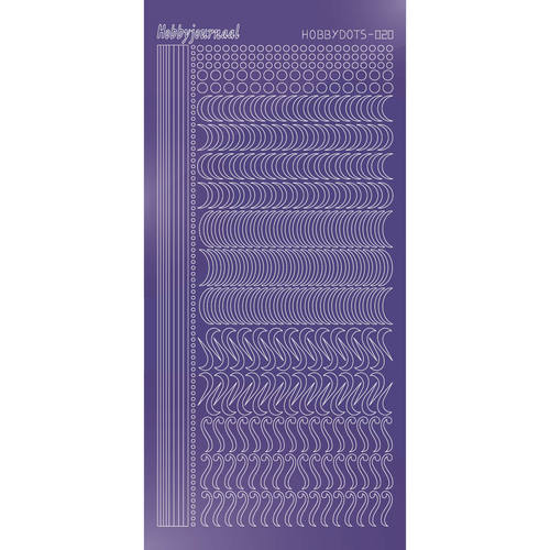 Hobbydots sticker – Mirror Purple