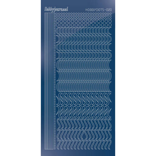 Hobbydots sticker – Mirror Blue