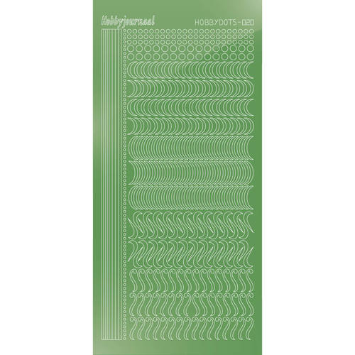 Hobbydots sticker – Mirror Lime