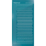 Hobbydots sticker - Mirror Turquoise